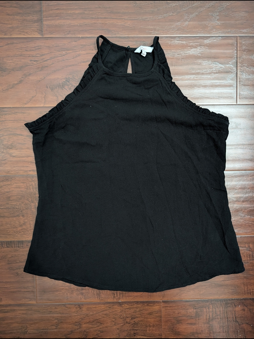 Black High-Neck Women’s Tank Top